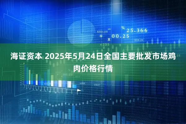 海证资本 2025年5月24日全国主要批发市场鸡肉价格行情